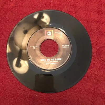 Ray Charles – “Here We Go Again” / “Somebody Ought to Write a Book About It” | ABC Records 45-10938