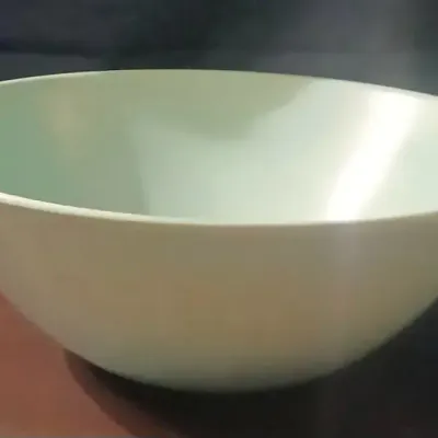  Vintage Pale Green Glass Mixing/Serving Bowl – Approx. 11”