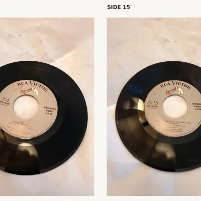 RCA Victor Listener’s Digest 45 EP, No. 599-9006 | Franck “Symphony in D Minor” / Beethoven “Emperor