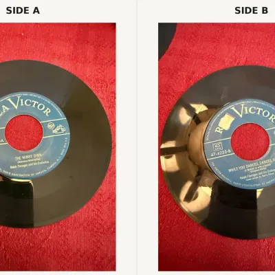 Ralph Flanagan and His Orchestra – “The Winky Dink” / “While You Danced, Danced, Danced” – RCA Victo