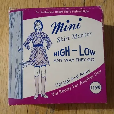 Vintage Mini On-A-Door Skirt Marker by Orco Products, Article No. 60, Original Box