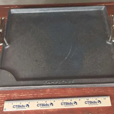 Sale Photo Thumbnail #22: Camp Chef Cast Iron Griddle 15"×12" with Dual Loop Handles