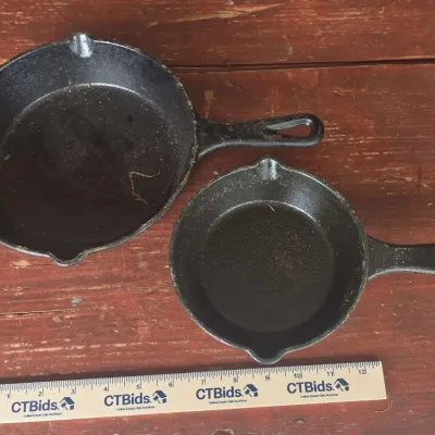 Sale Photo Thumbnail #16: Cuisinel 6" & 8" Cast Iron Skillet 2 Skillets