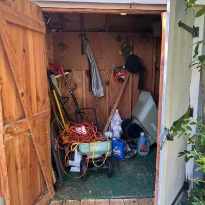Shed Full of Gardening and Yard Tools Lot 