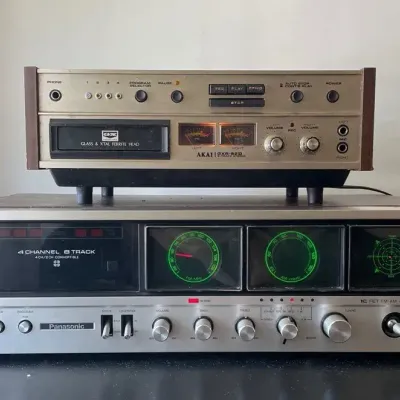 8 Track Players Alain GXR-82D & Panasonic RE-8840 Untested (Read)