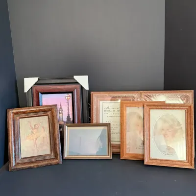 Wooden Picture Frame Lot 