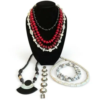 Big Bead Necklace Lot