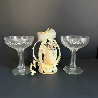 Vintage Wedding Decor Lot