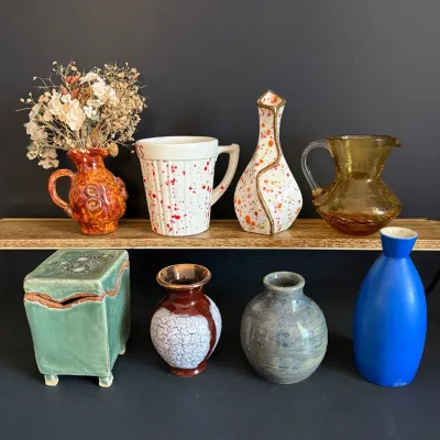 Small Ceramic Vase Lot
