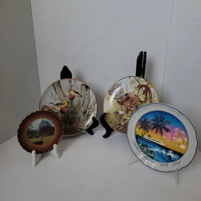 Commemorative Plate Lot - Four Landscapes