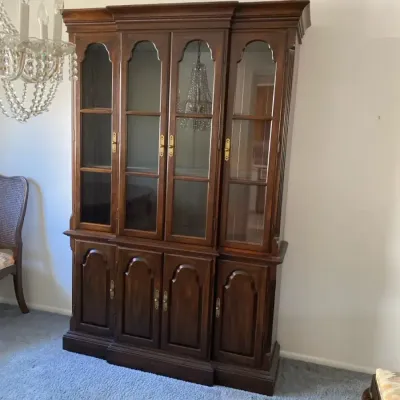 Vintage Ethan Allen Buffet Hutch