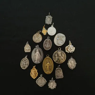 Rosary Pendant Lot