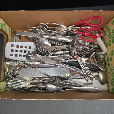 Oneida Flatware and Cutco, Ecko Flint, Mode Danish Serving Utensils