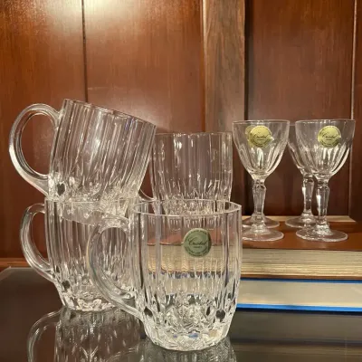 Cristal d'Arques Bretagne Crystal Drinkware Lot