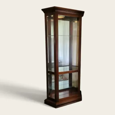 Riverside Furniture Corp. Curio Cabinet - Internal Lighting, Adjustable Shelves