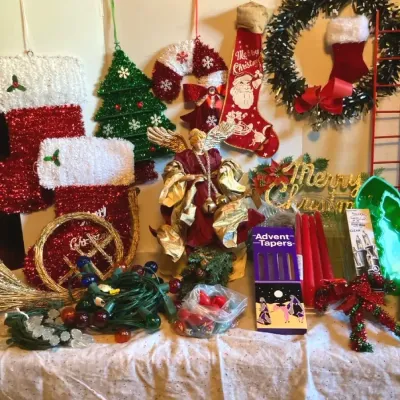 Ready For Christmas, Tree, Lights, Topper, Cookie Cutters, And Home Decor