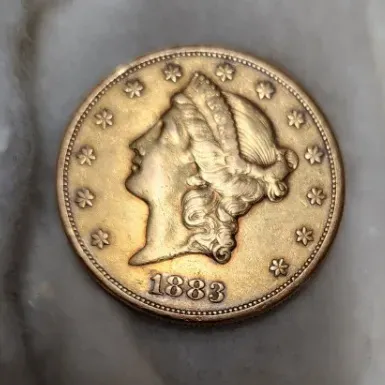 1883 $20.00 gold piece