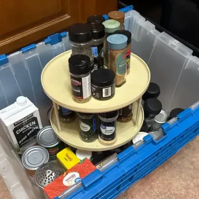 Pantry - Spices, Rotating Rack, Canned Goods, Bin