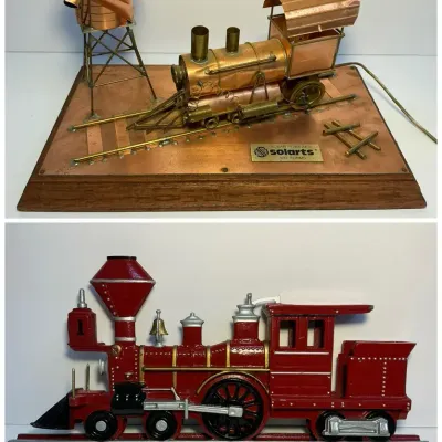 Solarts Train & Decorative Metal Train