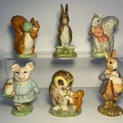Royal Albert The World of Beatrix Potter - Peter the Postbag & More + Boxes 