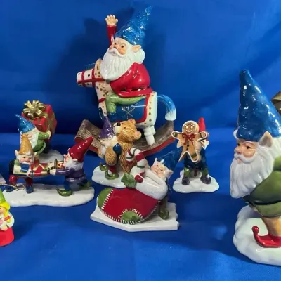 Ceramic Holiday Gnomes