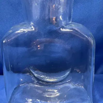 Blenko Signature Clear Glass Water Bottle
