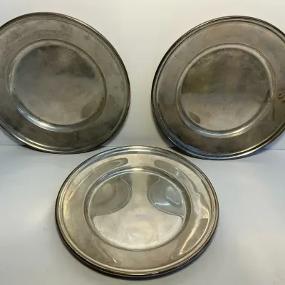 Gorham Sterling Silver Bread Plates (239 Grams Total) (JBE8)