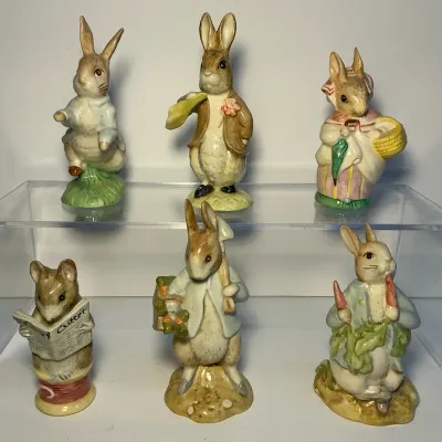 Royal Albert The World of Beatrix Potter - Peter Rabbit & More + Boxes 