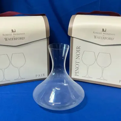 Robert Mondavi by Waterford Decantor & Pinor Noir Glasses