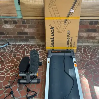 Elseluck Walking Treadmill & NiceDay Mini Stepper
