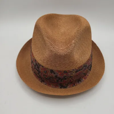 Borsalino Straw Hat - Made In Italy - 7 3/8