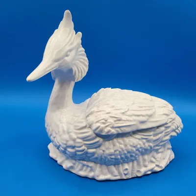 Tiffany Italy - Porcelain Bird Dish - Rare*