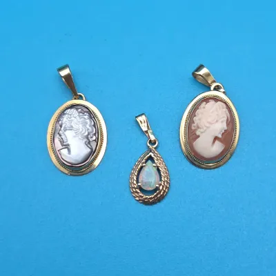Vintage Gold Pendants