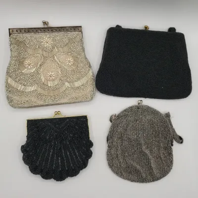 Vintage Beaded Handbags - Set of 4