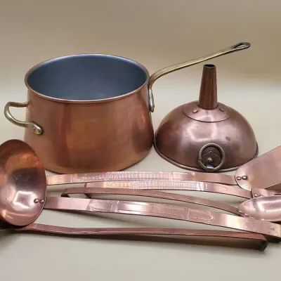 Collection of Copper Kitchenware