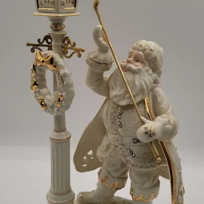 Lenox Florentine & Pearl Jeweled Santa 