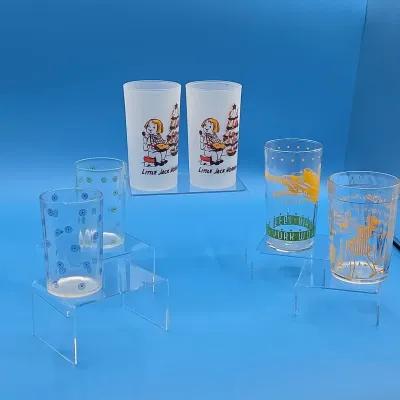 Fun Glasses, Lot of 6. Includes Little Jack Horner, Swanky Swig, World's Fair & Hickety Pickety