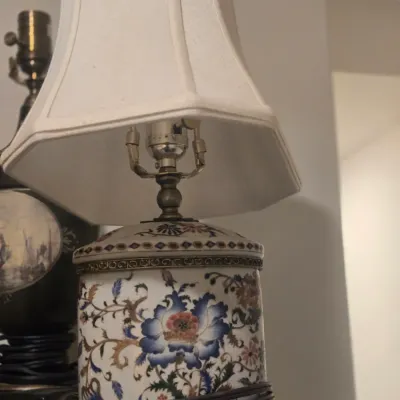 Vintage Chinoiserie table lamp 