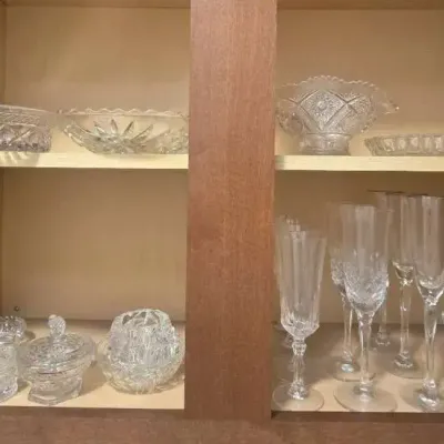 18 Piece Crystal Lot 