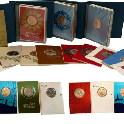 30 Franklin Mint Holiday Coins 1970, 1971, 1973,1974