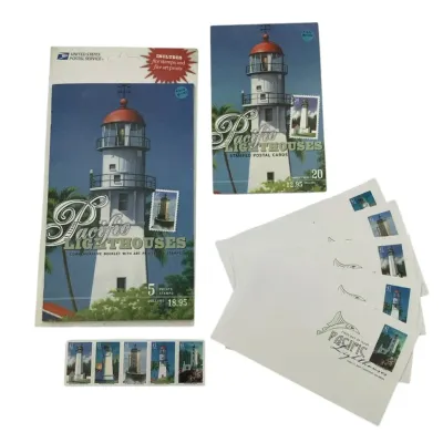 2007 Pacific Lighthouses Stamps - First Day Covers, Stamped Post Cards, Stamps, And Art Prints