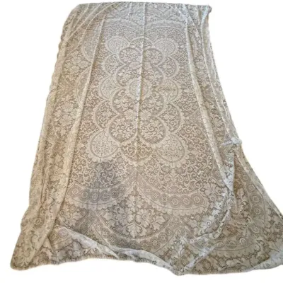 Vintage Hand Made Table Cloth 84" x62"
