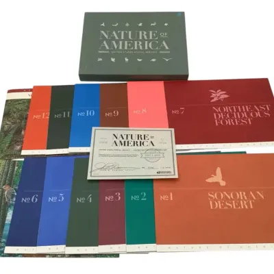 Nature of America 1999-2010 USPS Limited Edition Collectors Box Set 938 of 2000