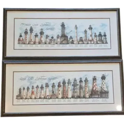 West Coast & Great Lakes Lighthouse Samplers