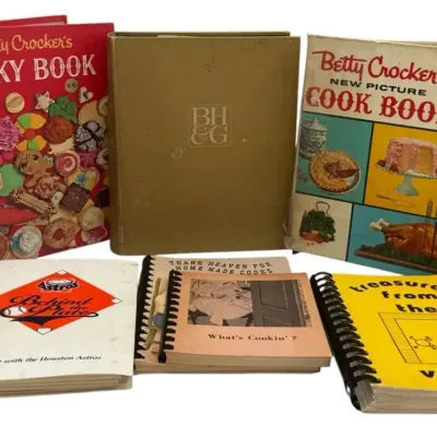 7 Vintage Cook Books