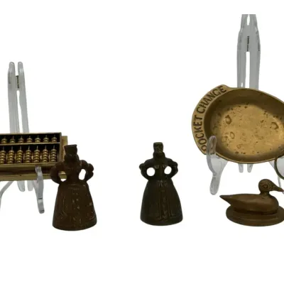 6 Pieces of Vintage Bronze