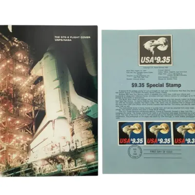 USPS/NASA STS-8 Flight Cover For 1983 Challenger Mission And Souvenir Page