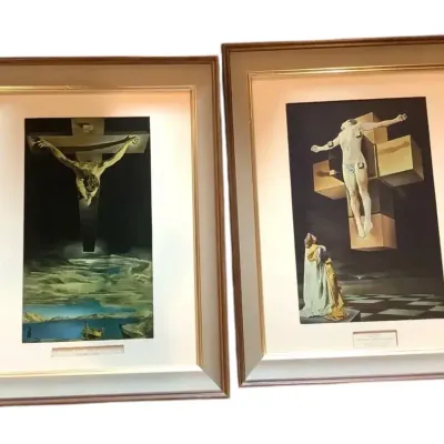 Pair Of Framed And Matted Salvador Dali Prints