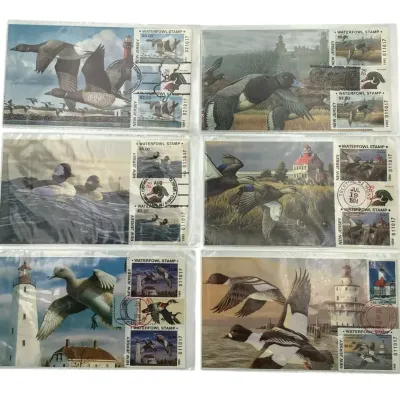 1991-96 New Jersey Duck Stamps First Day Covers