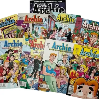 Archie Comics from the historic "Archie Marries Veronica / Betty" ("The Married Life")  599-606